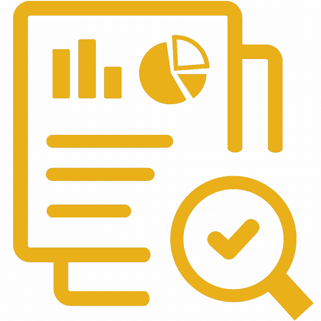 Analyse Icon stellt den Bloodwork Checkup dar